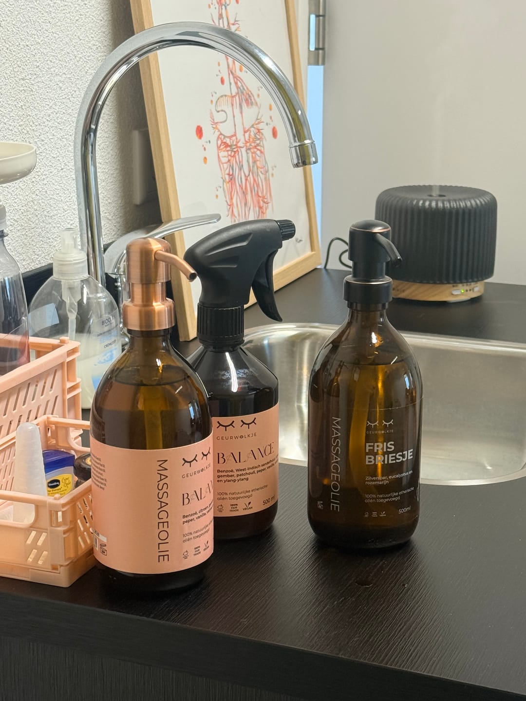 Customer photo review of Natuurlijke massage olie - Fris Briesje -  250 en 500 ML