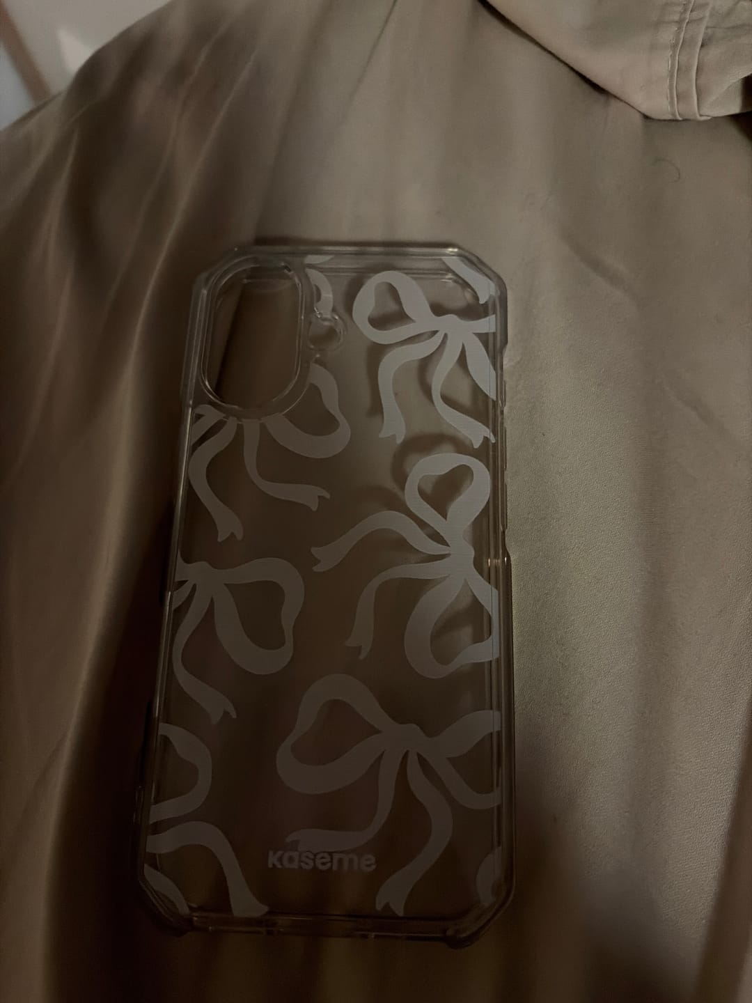 Customer photo review of Lace Clear Case