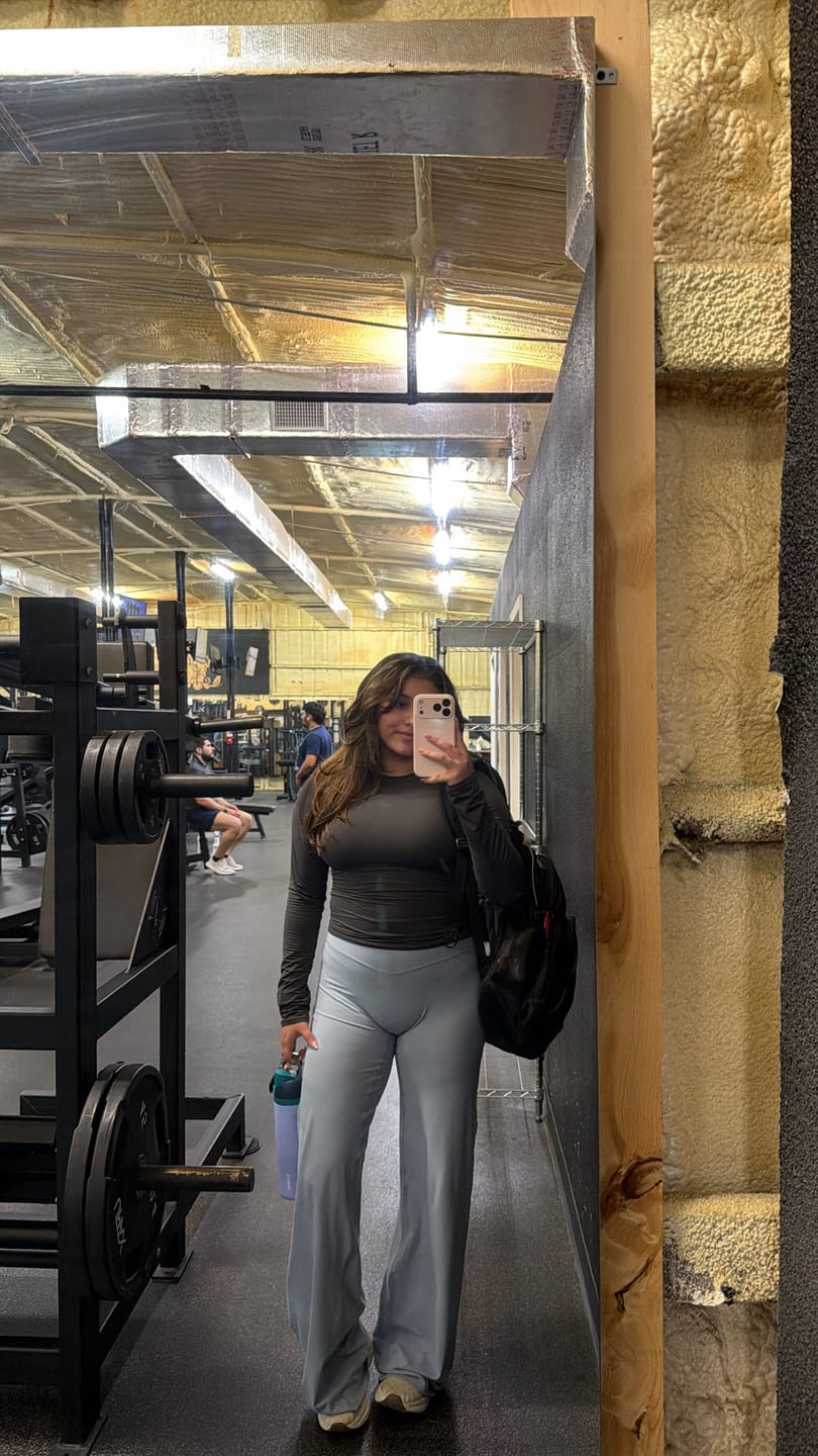 Customer photo review of W2257 - Kove Wide Leg Flare Leggings (Regular)