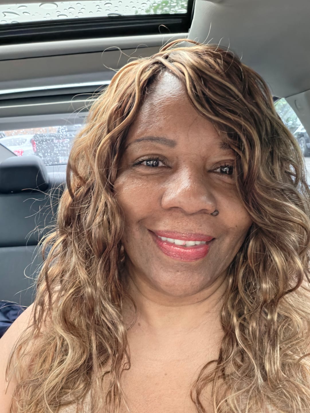 Customer photo review of #4/27/30 Mix Color Blend Body Wave Human Crochet Hair