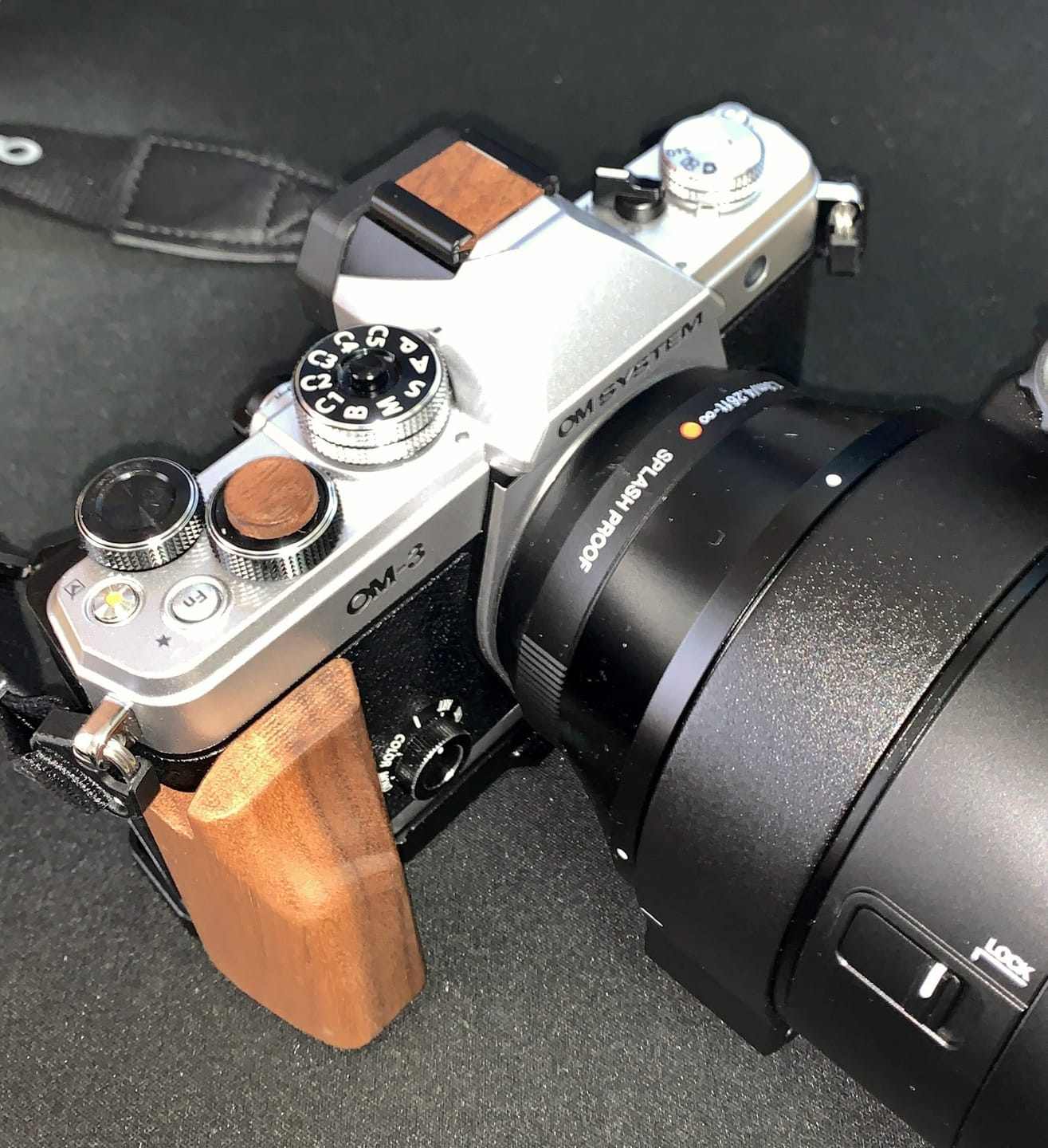 Customer photo review of Olympus OM3 Grip Wood MS Design