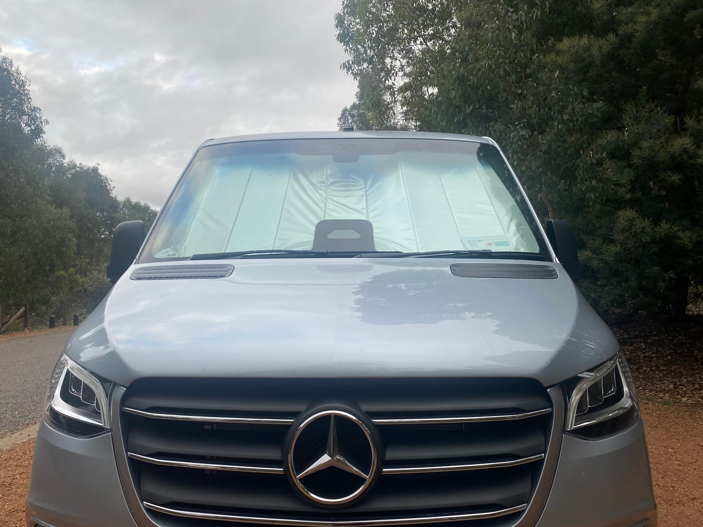 Customer photo review of Sprinter - Windshield Shade