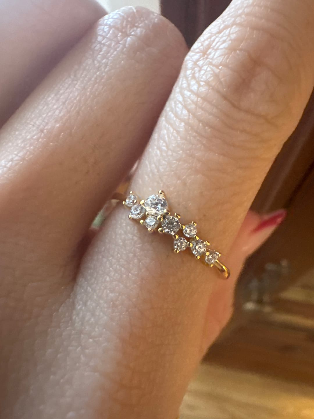 Customer photo review of Mystery Gemstone Ring