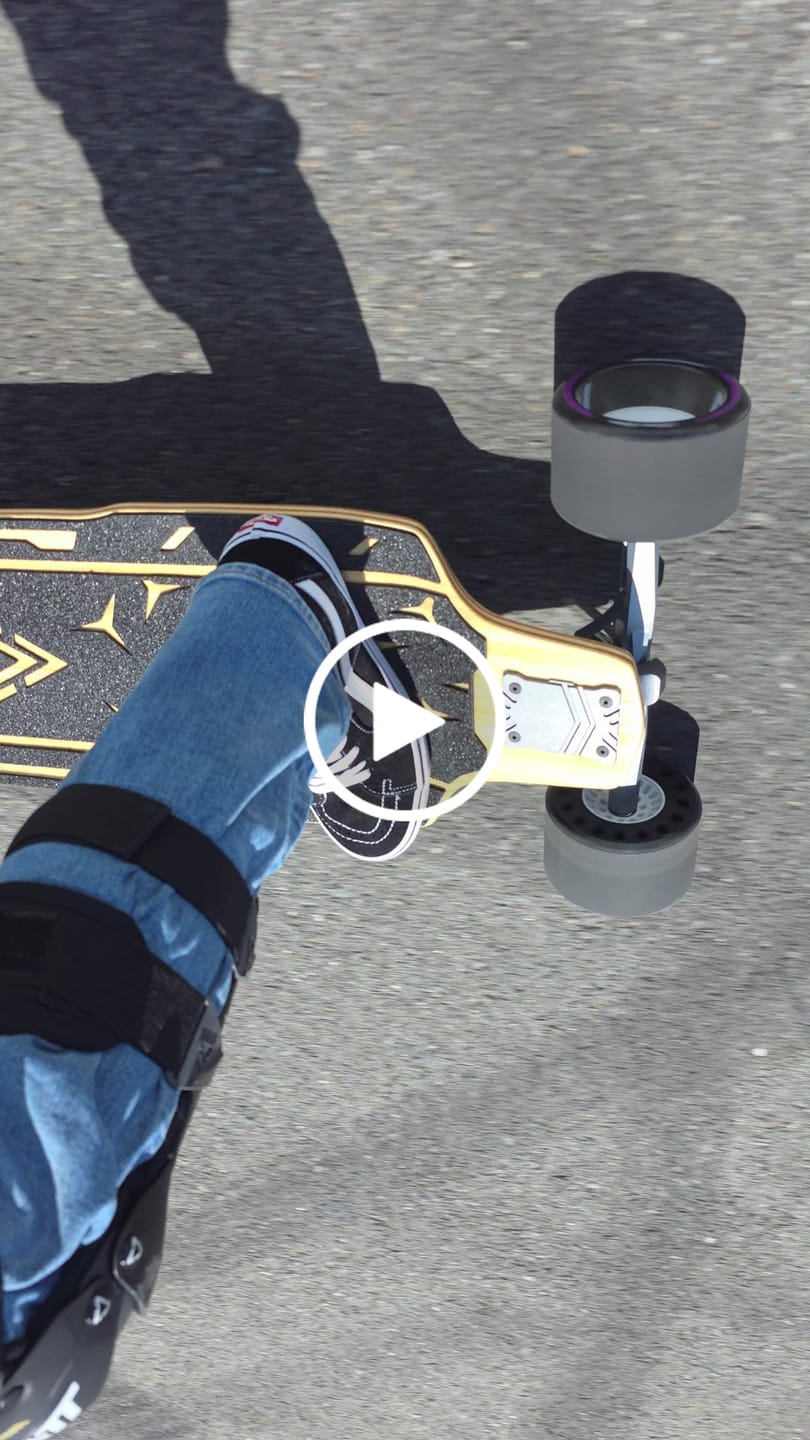 Customer video review of Acedeck® Nomad N1 Electric Skateboard-Best DKP All-terrain Electric Skateboard