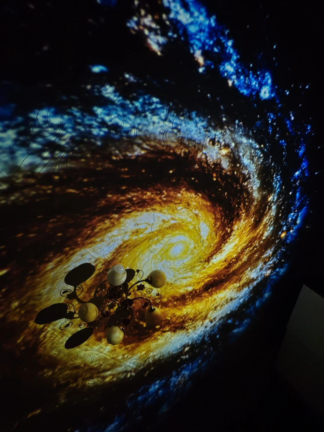 Customer photo review of Mini Proyector de Galaxia