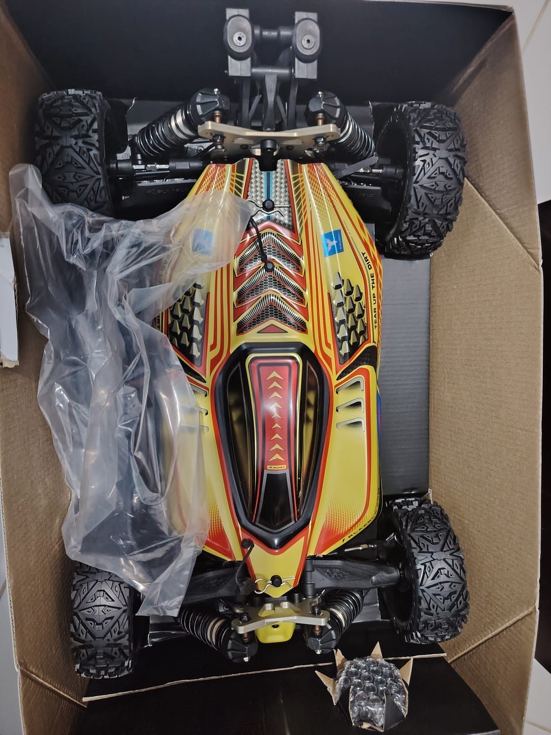 Customer photo review of Rlaarlo 1/8 4WD Buggy Dragon Scale Knight | DSK RTR