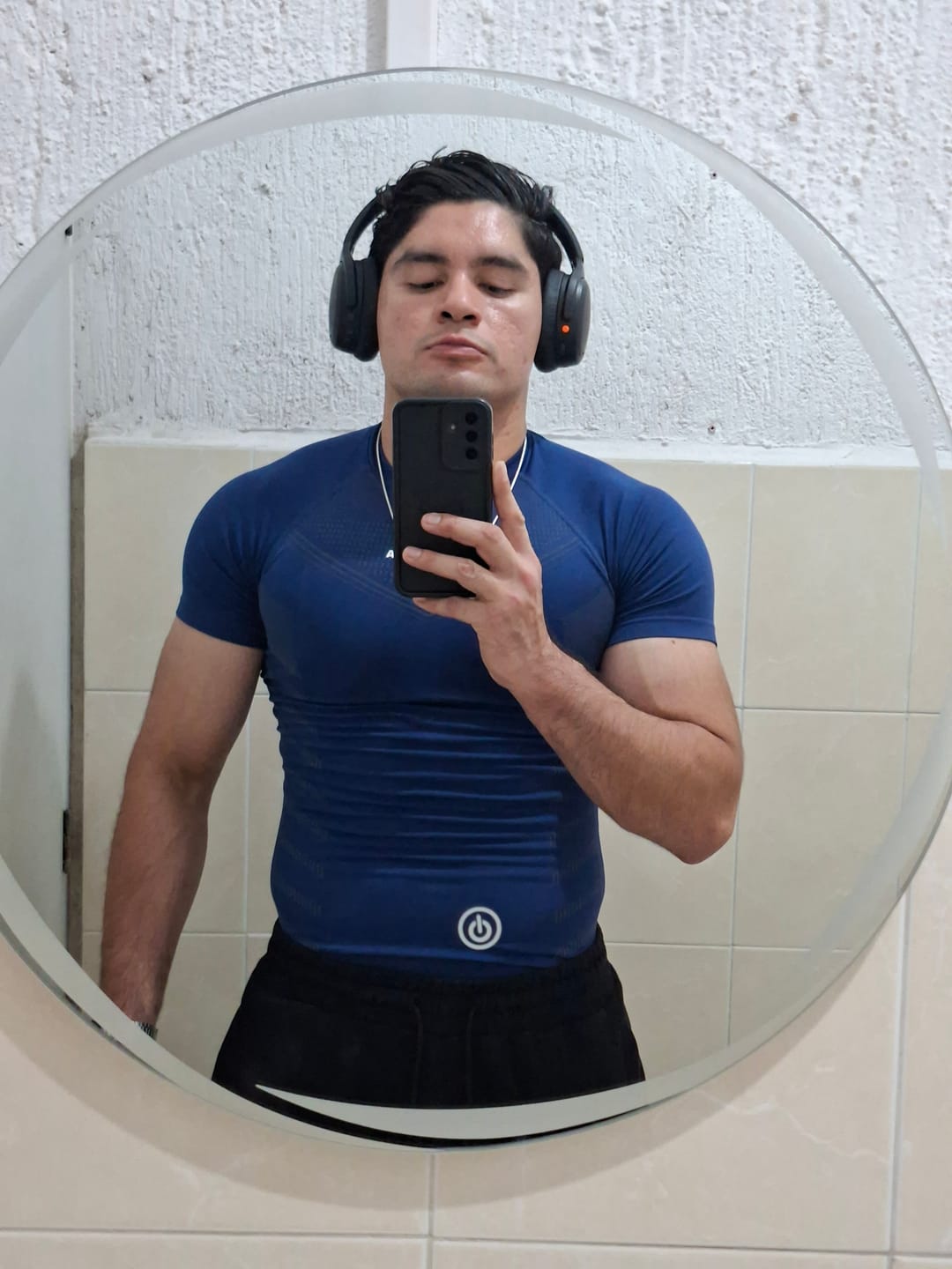 Customer photo review of 465 Superhero Compression Tees