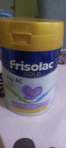 Customer photo review of Frisolac Gold Pep A C (0 A 12 Meses) Pack Con 800 Gr