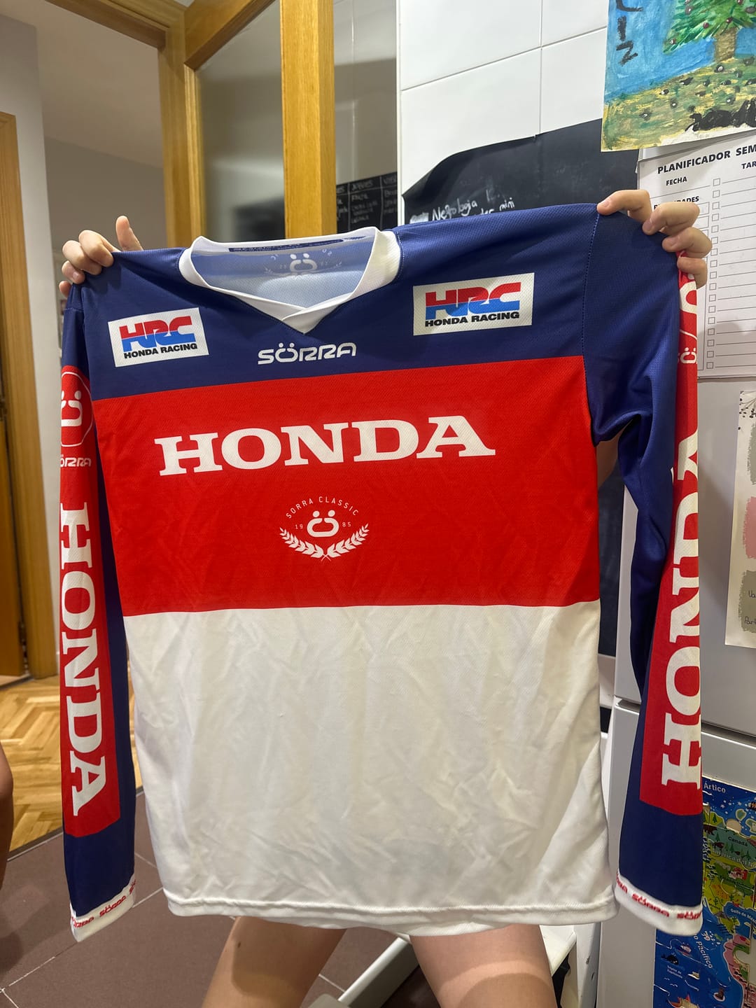 Customer photo review of T-Shirt Trial Sörra Racing Classic Honda Red