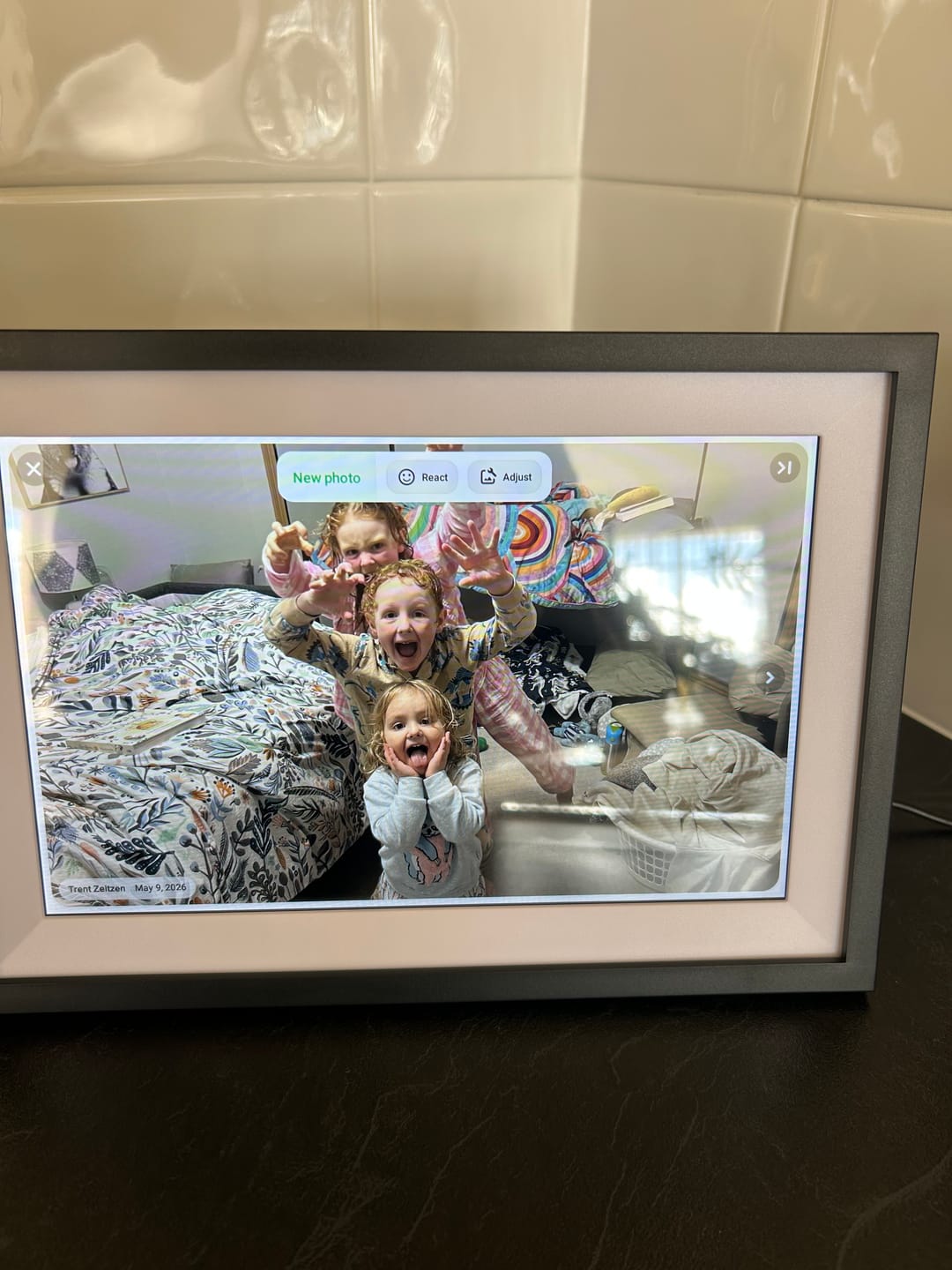 Customer photo review of Digital Photo Frame