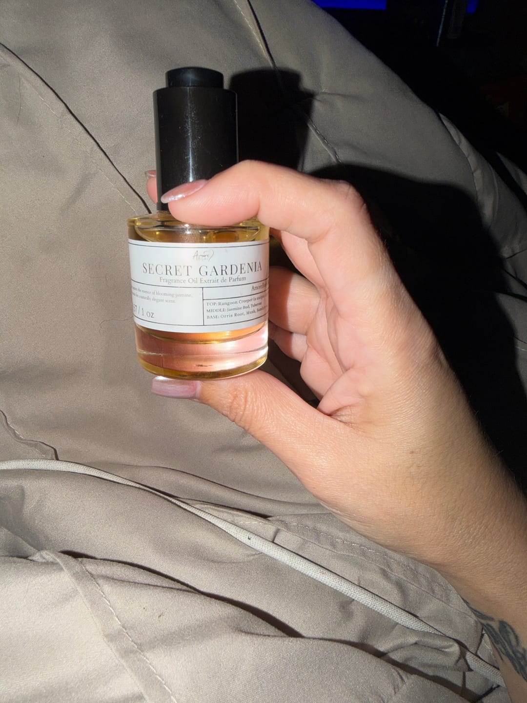 Customer photo review of Secret Gardenia - Fragrance Oil Extrait de Parfum