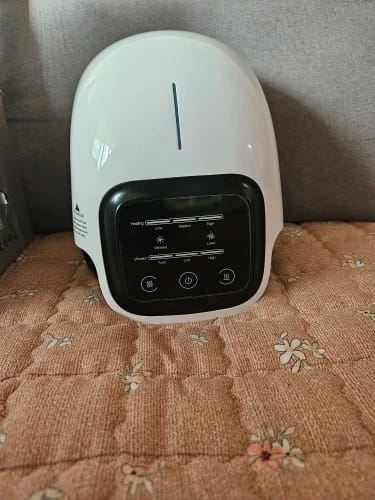 Customer photo review of Smart Heated Cordless Knee Massager - Fast Joint Pain Relief & Recovery