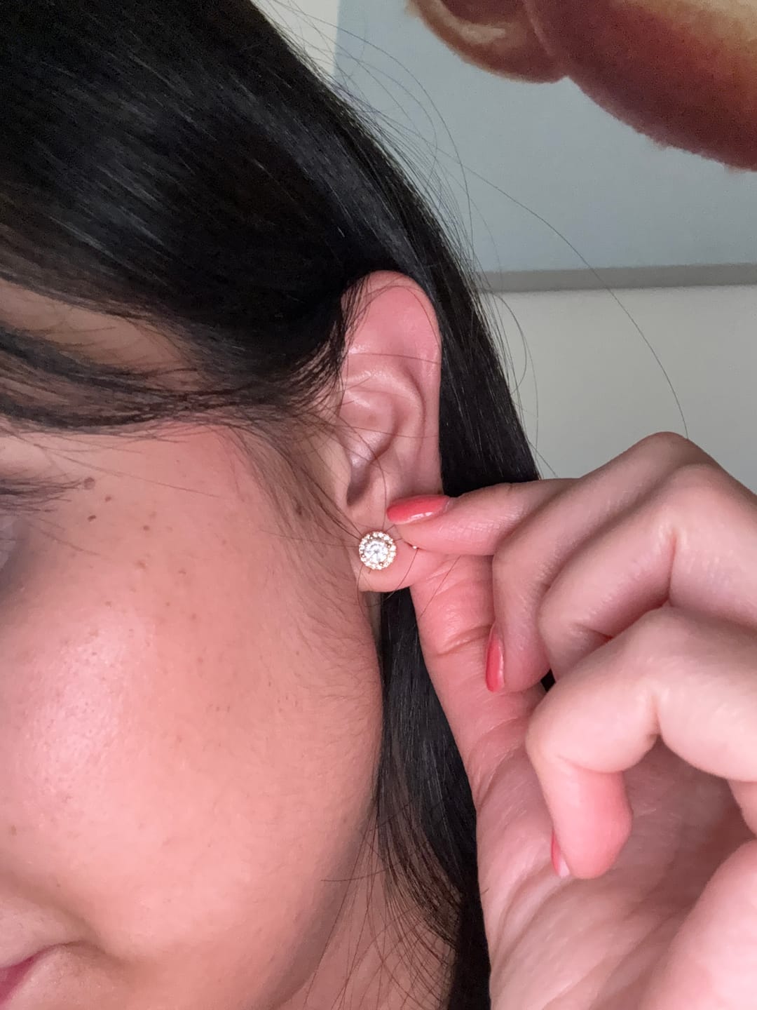 Customer photo review of Pendientes Dormilonas