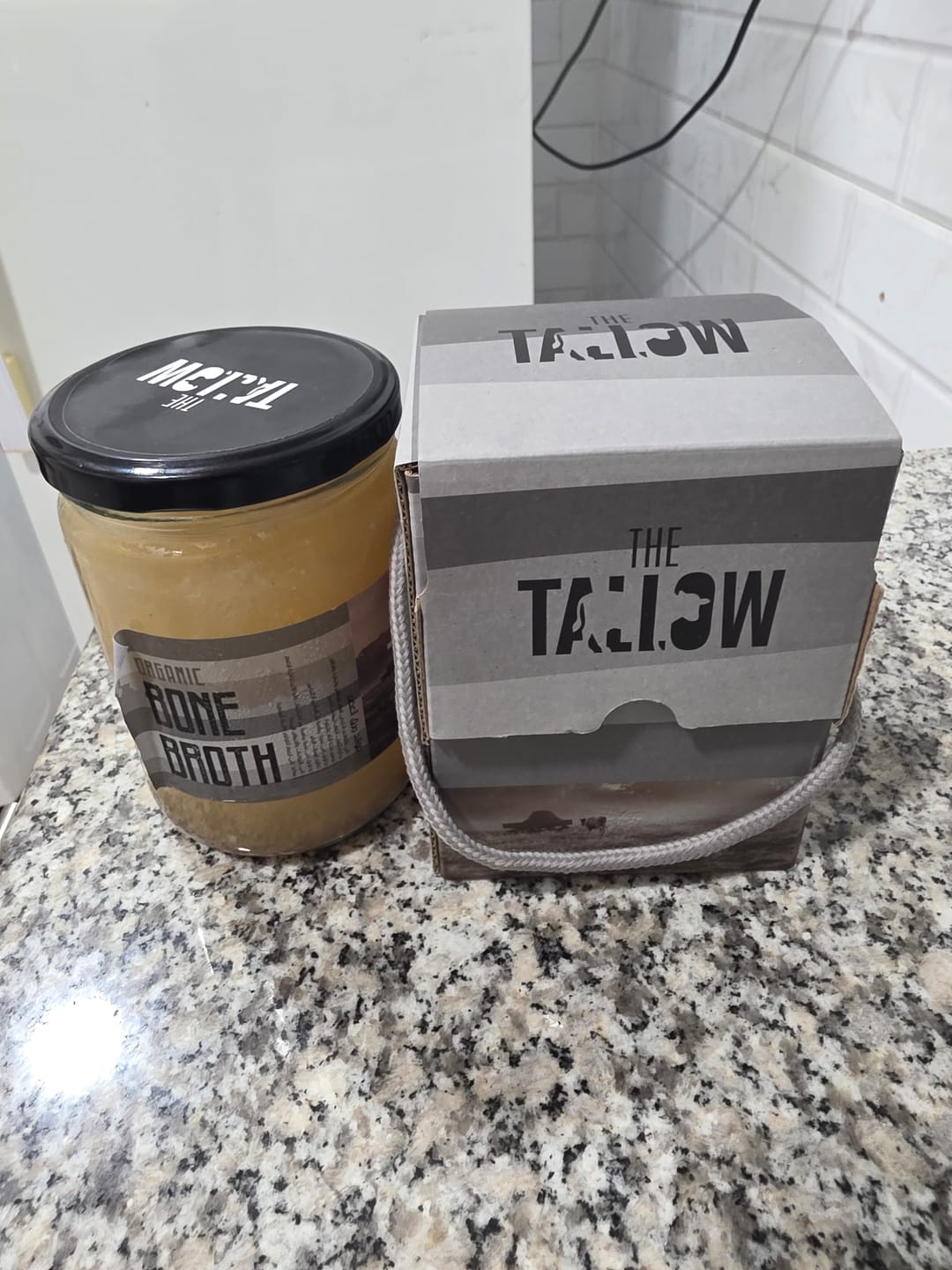 Customer photo review of Organic Bone broth 500ML