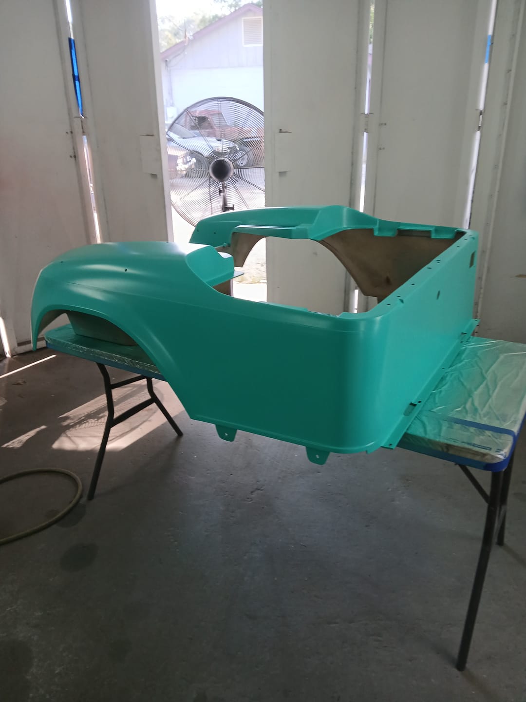 Customer photo review of Jade Green Paint Basecoat