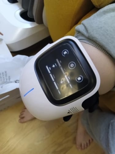 Customer photo review of Smart Heated Cordless Knee Massager - Fast Joint Pain Relief & Recovery
