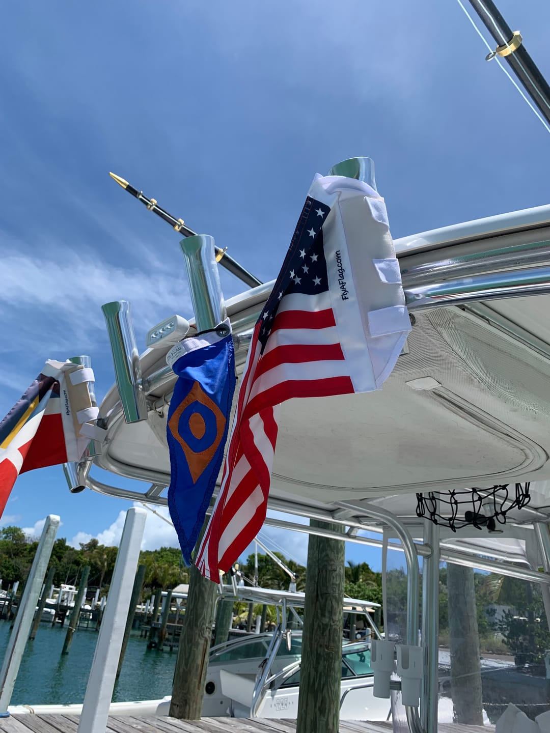 Customer photo of the Bahamian Courtesy Flag