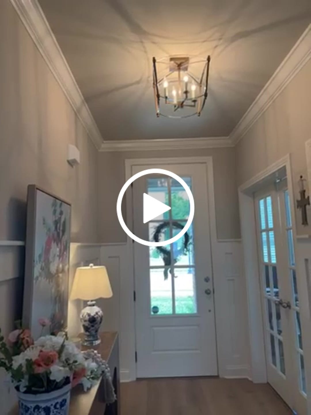 Customer video review of 4-light French Antique Candle Style Lantern Semi Flush