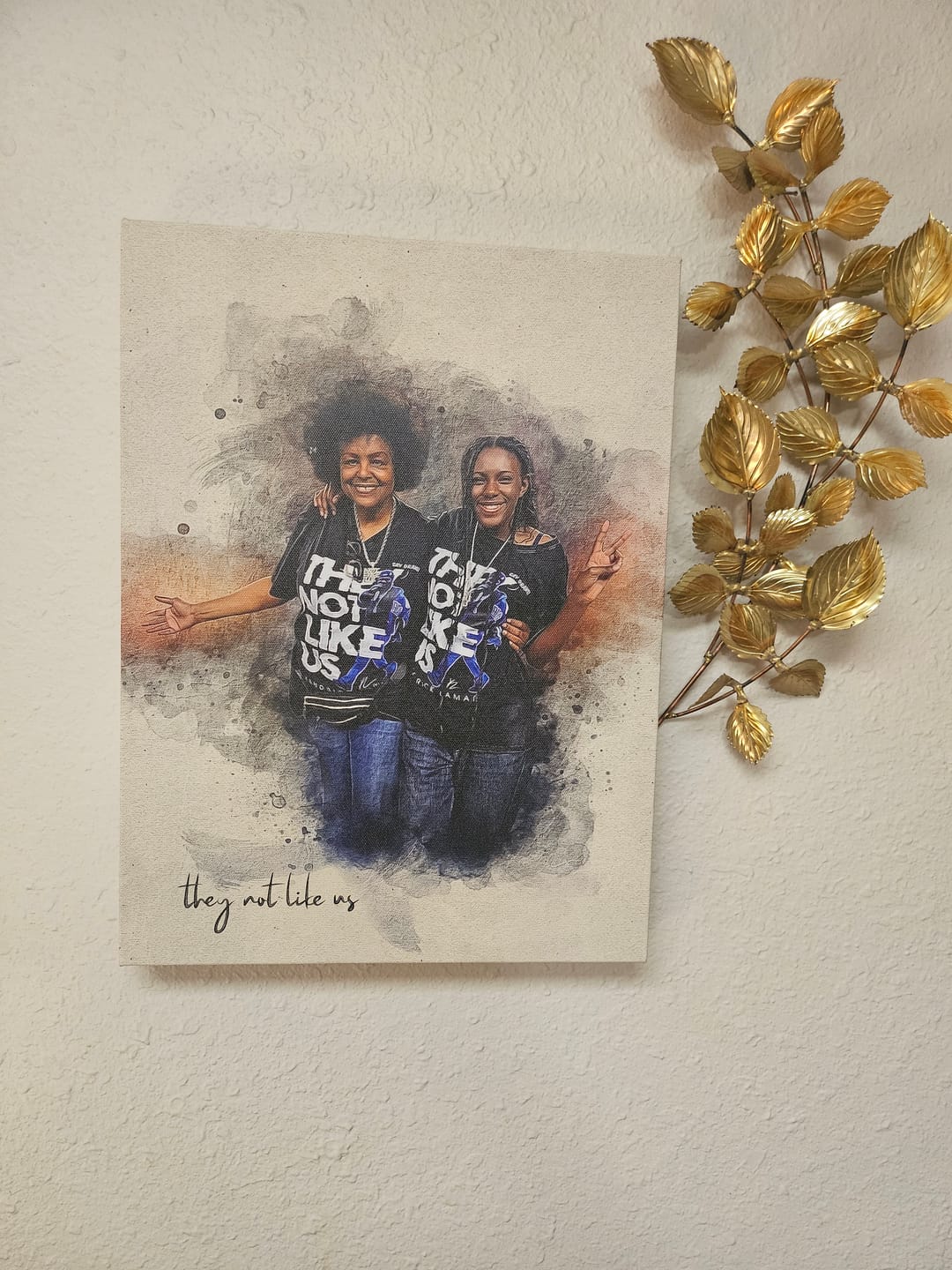 Customer photo review of Personalized photo Painting