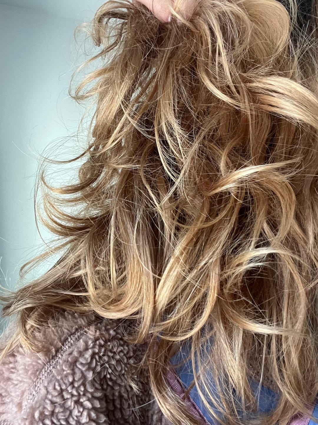 Customer photo review of LOVE CURL Mask