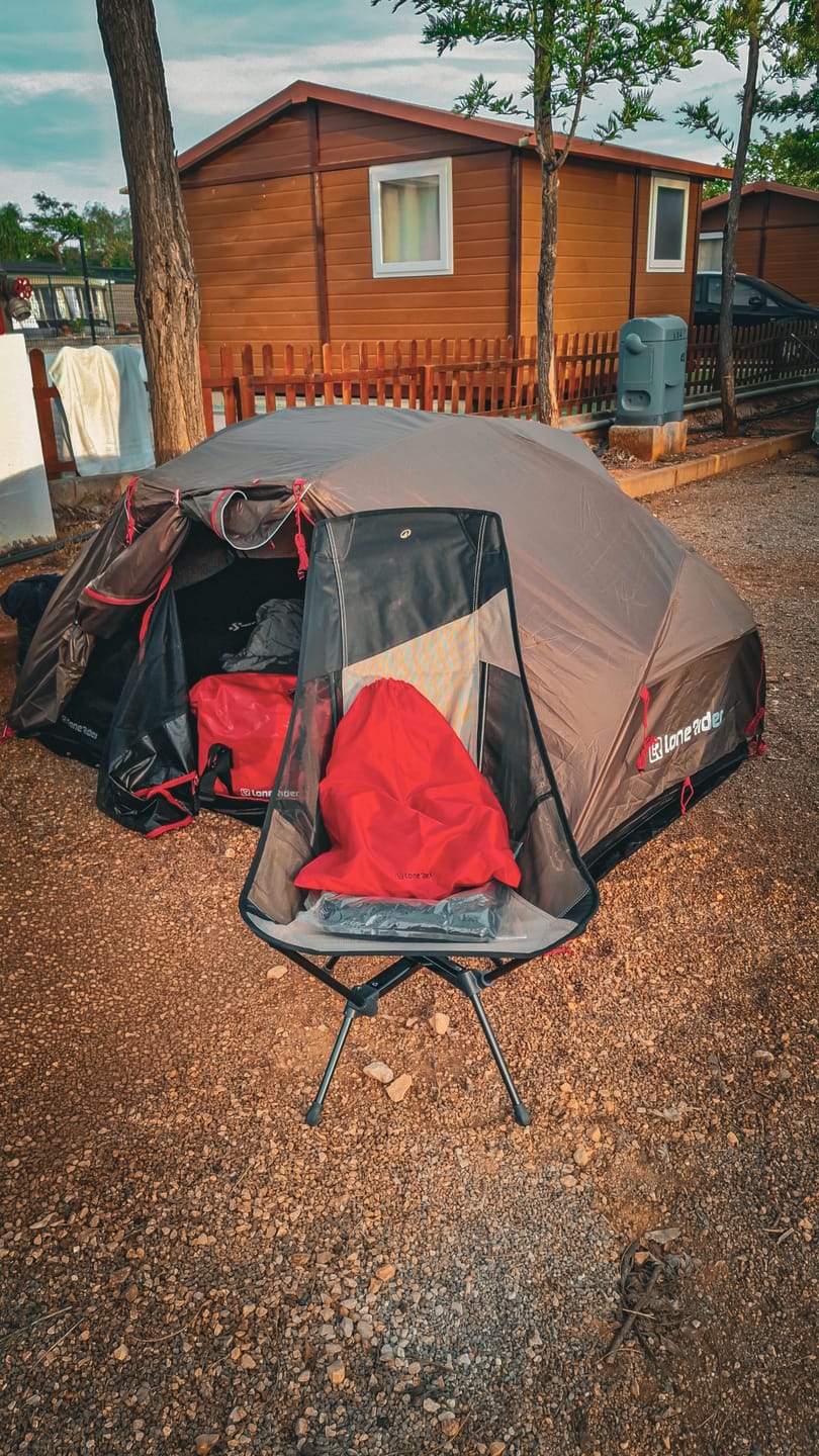 Customer photo review of ADVTent - Adventure Motorcycle Tent