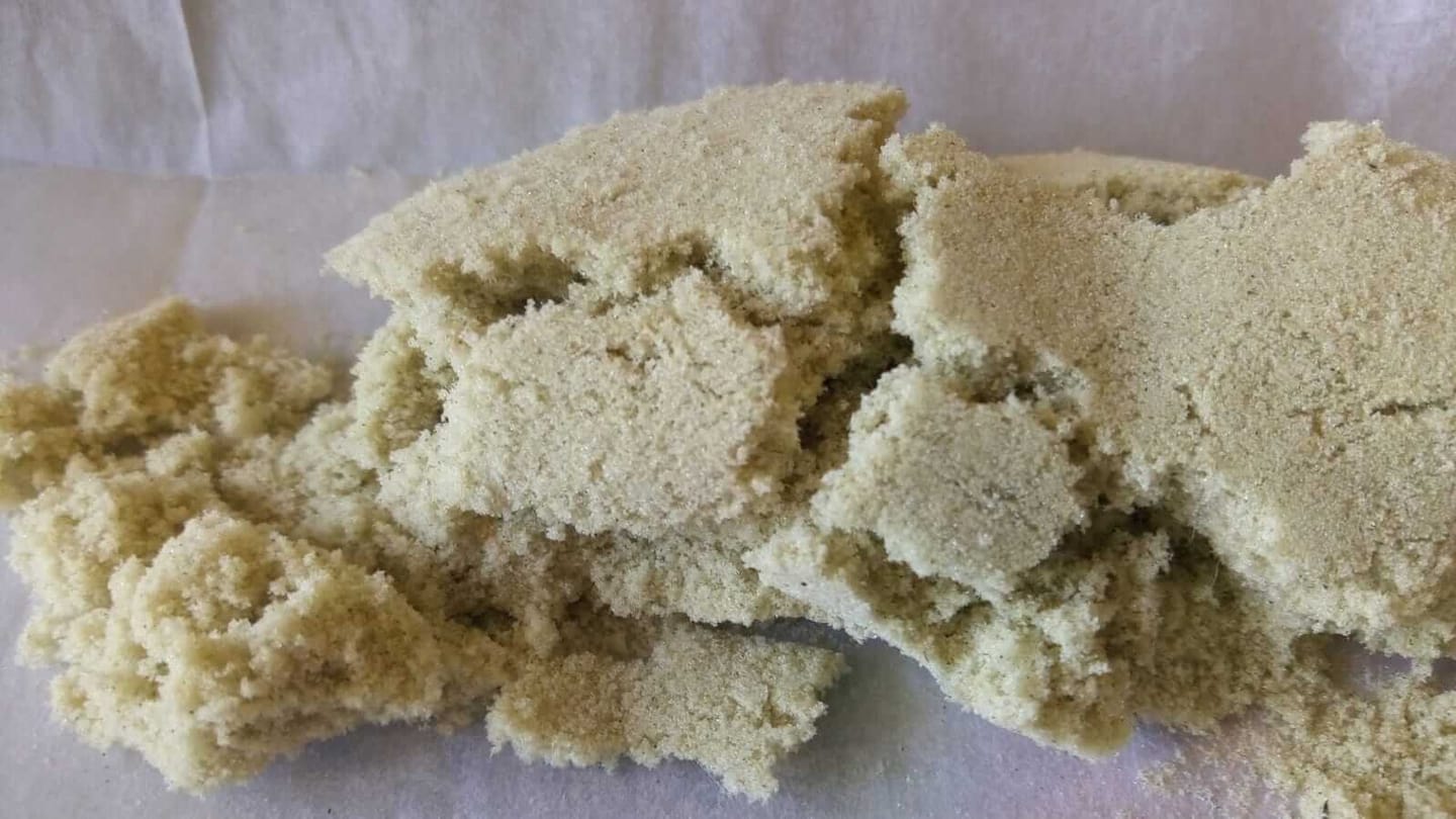 Customer photo review of Static Sift - THCa Hash Bar - 100g