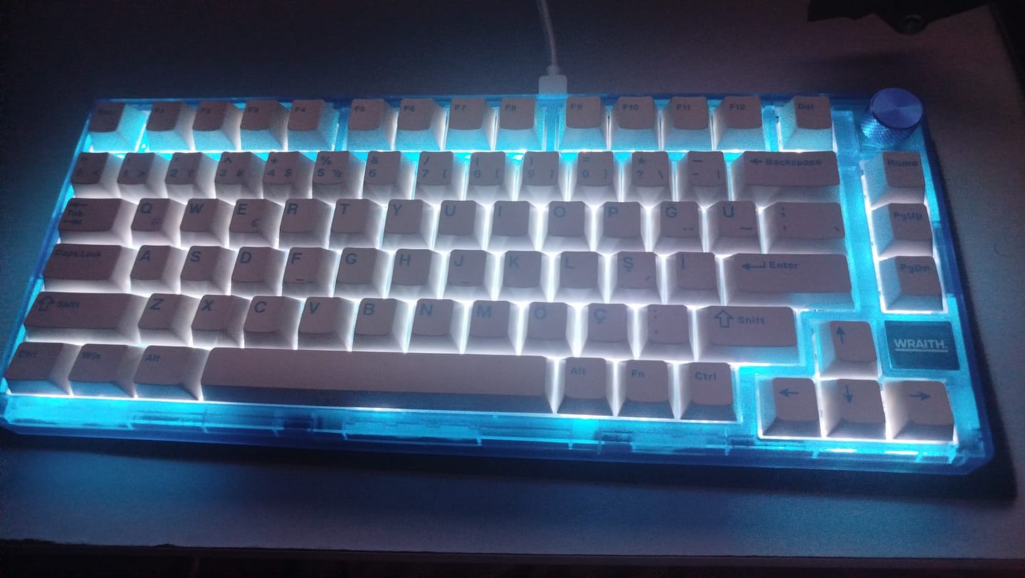 Customer photo review of Wraith W75 V2 Klavye (Manyetik Switch / HE)