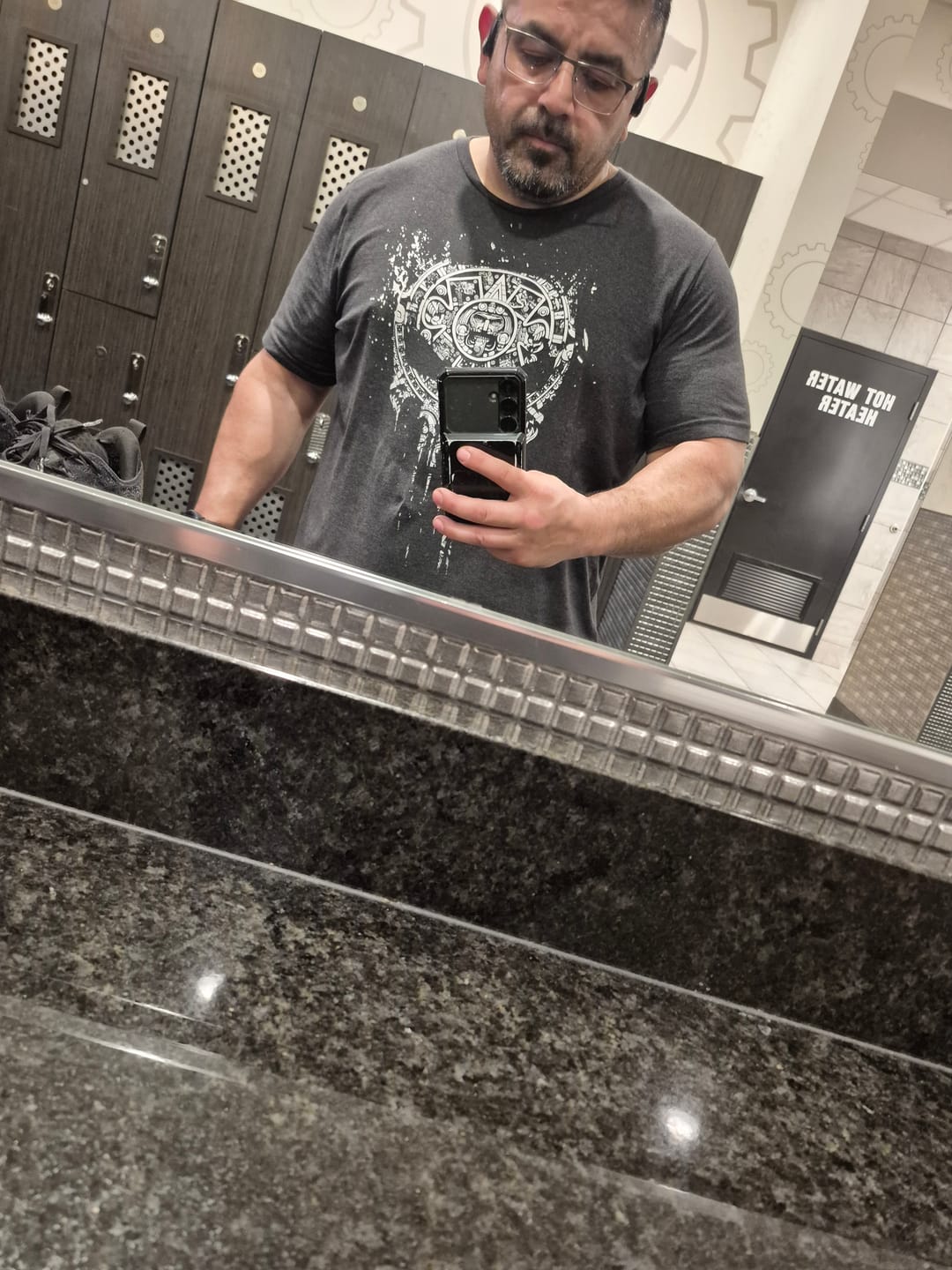 Customer photo review of Aztec Skull Vintage T-Shirt