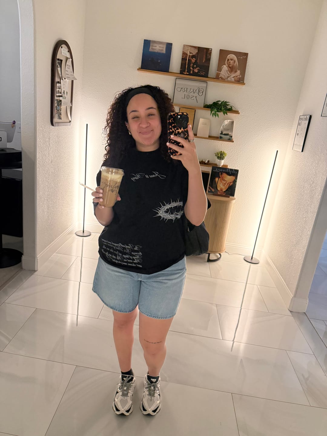 Customer photo review of Jesus is King Jumbo Print Tee - Black (Oversized)