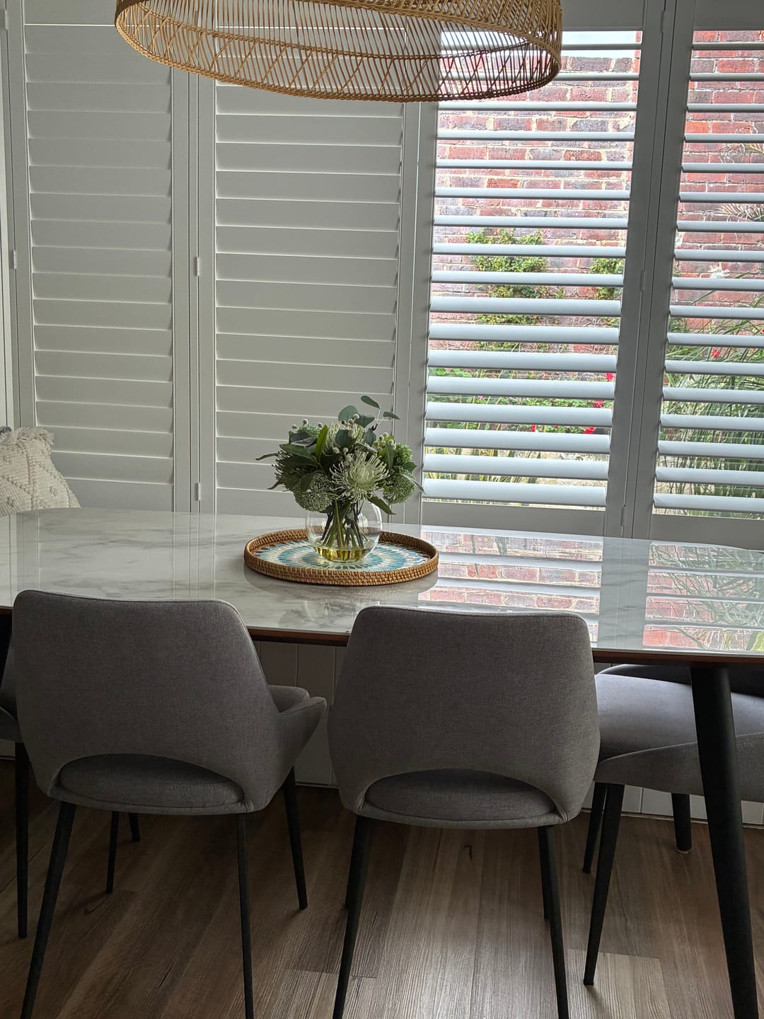 Customer photo review of Serene Large Rattan Tray