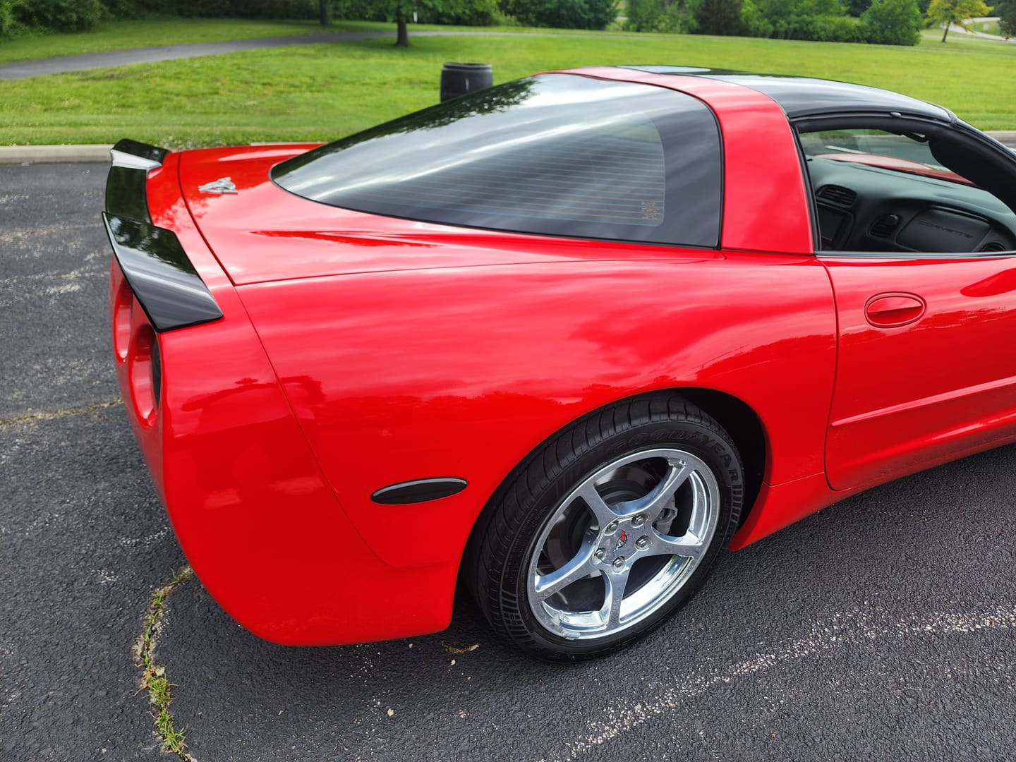 Customer photo review of Corvette C5 ZR1 Extended Rear Trunk Spoiler