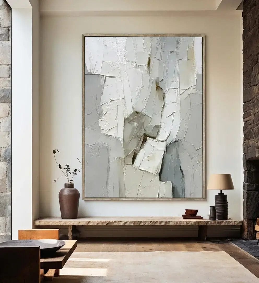 Customer photo review of Abstract Relief Textured Art #CXV038
