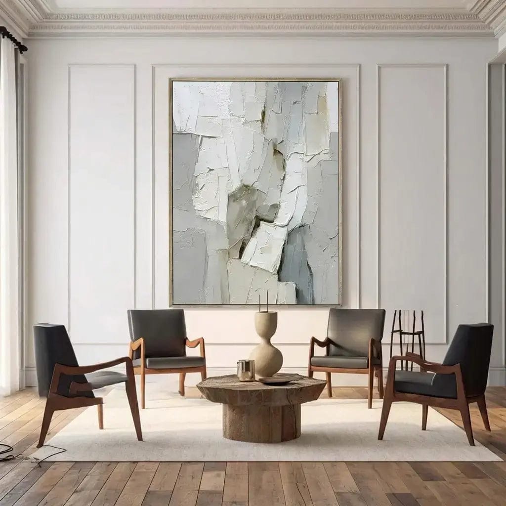 Customer photo review of Abstract Relief Textured Art #CXV038