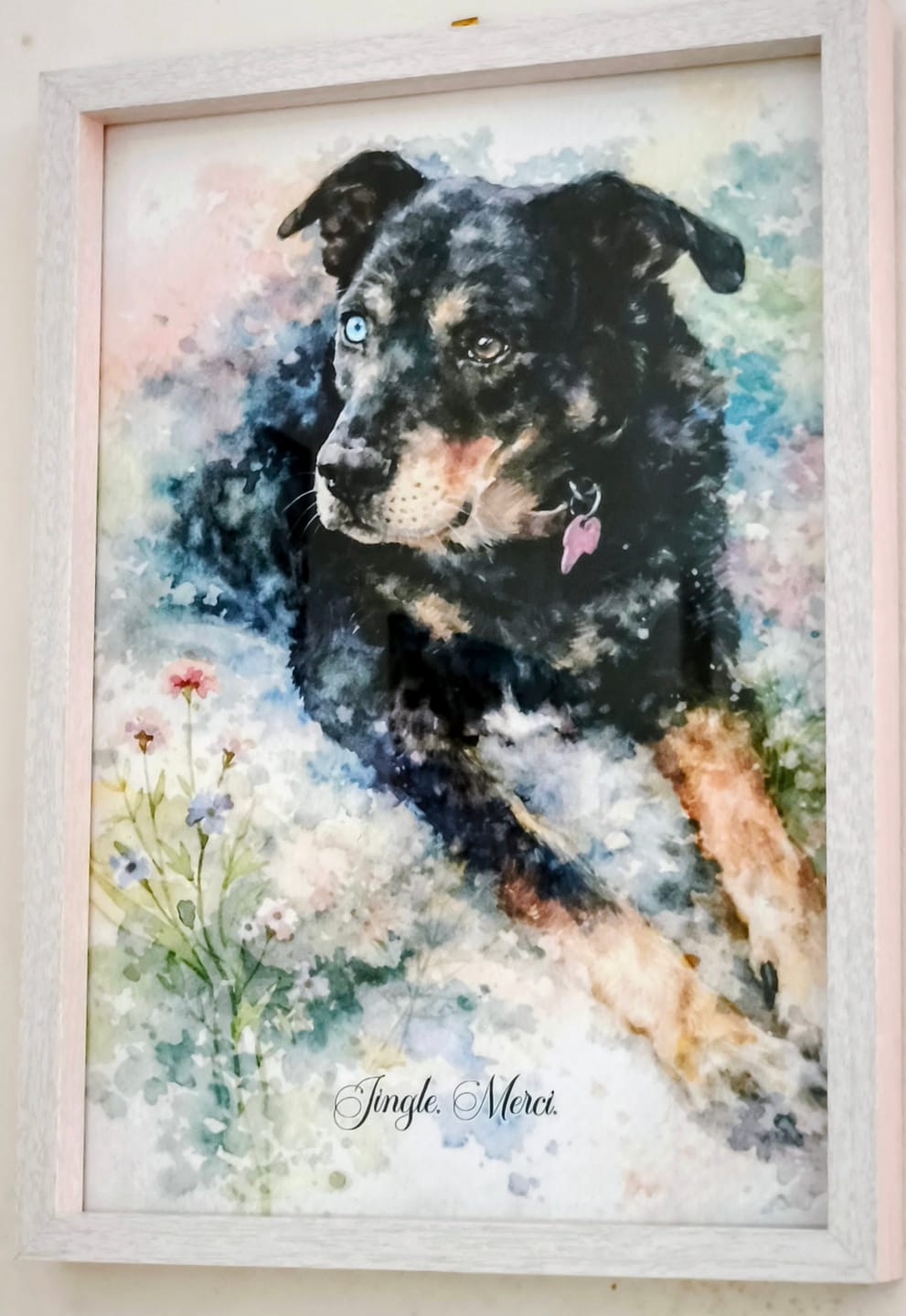 Customer photo review of Aquarelle - Poster personnalisé