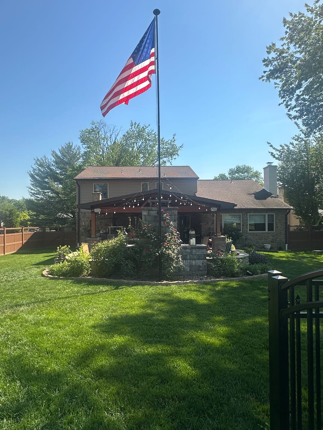 Customer photo review of 6' x 10' American Flag