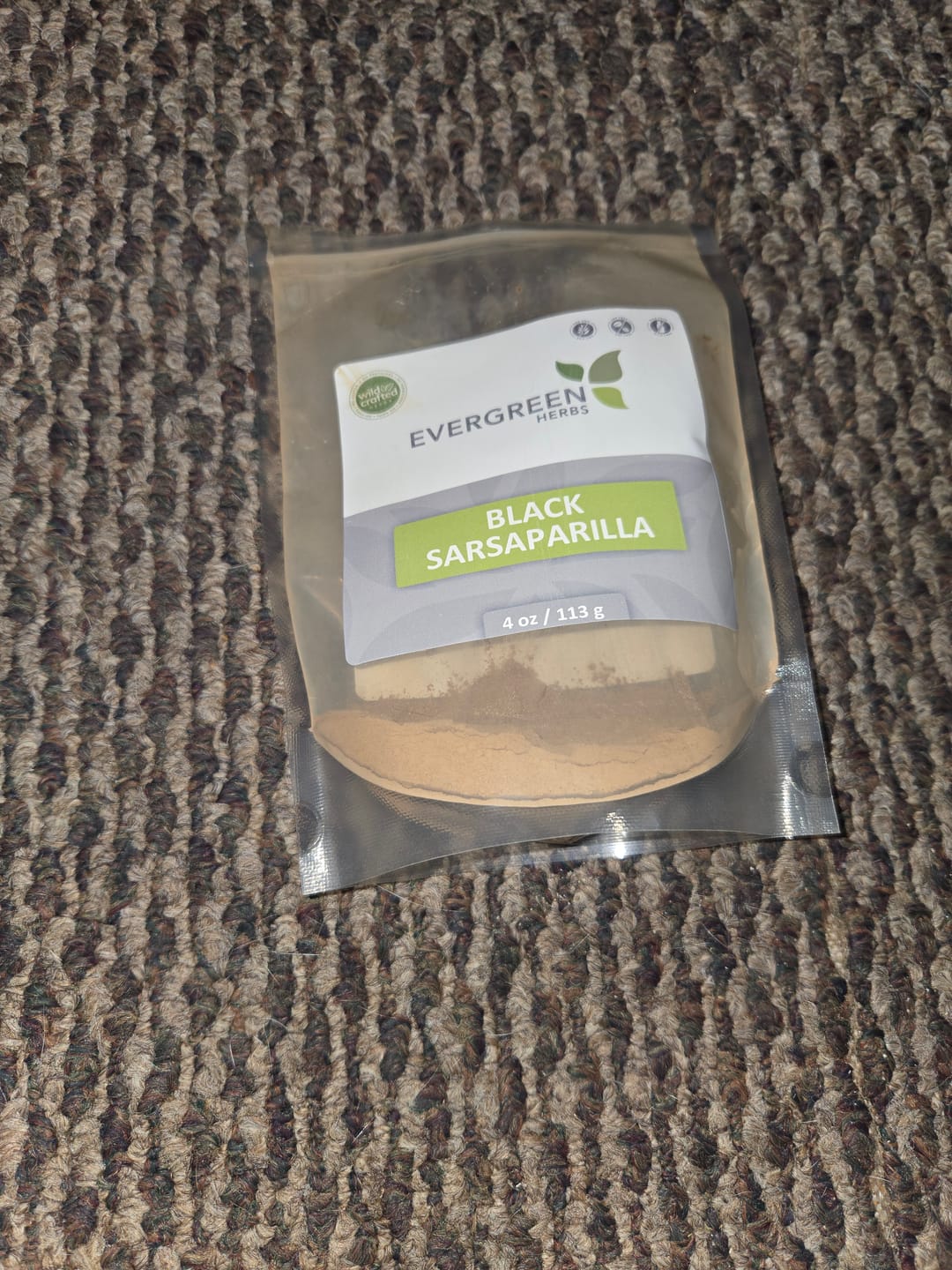 Customer photo review of Black Sarsaparilla Powder (Zarzaparilla Negra en Polvo)