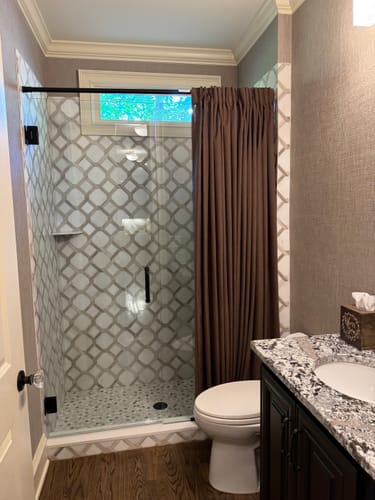 Customer photo review of York SI25395 Paloma Texture Mushroom Wallpaper