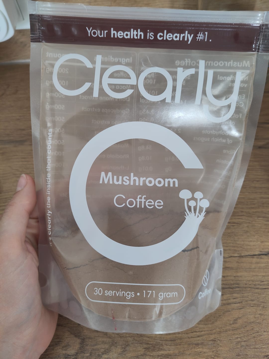 Customer photo review of Mushroom Coffee