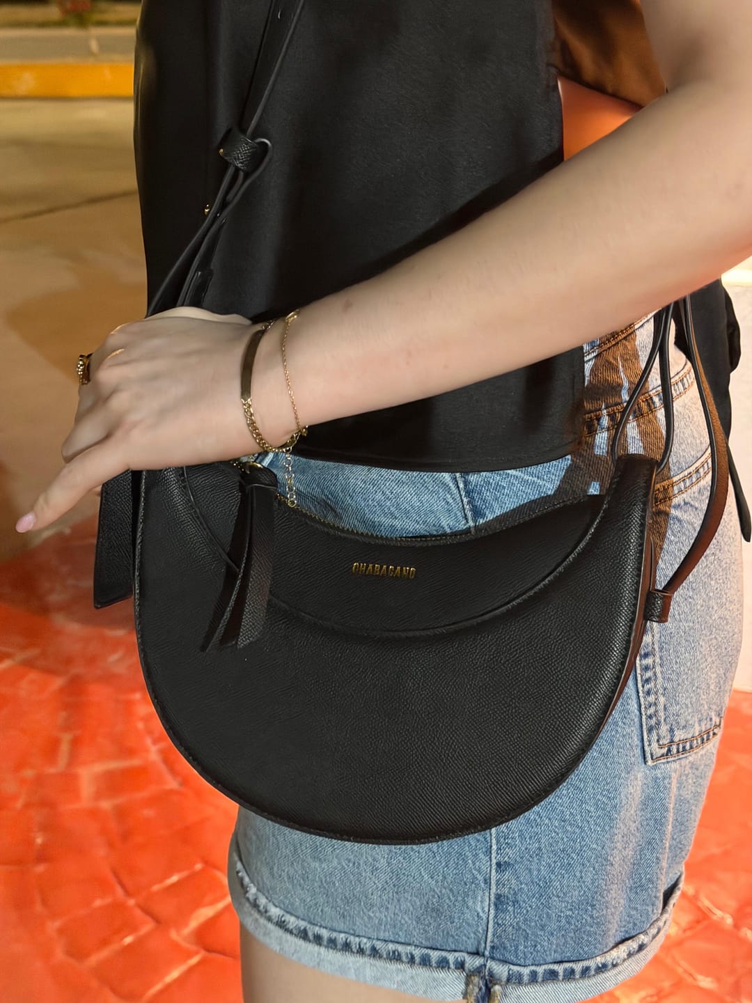 Customer photo review of Rachel Black Bag