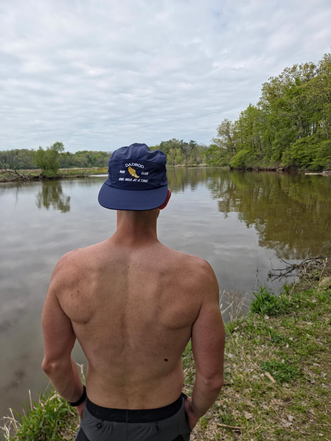 Customer photo review of Dadbod Running Athletic Hat