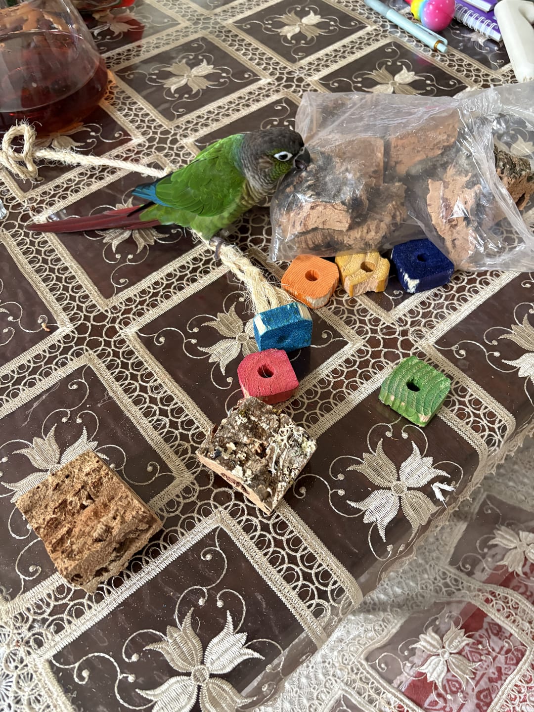 Customer photo review of Natural Cork Chunks