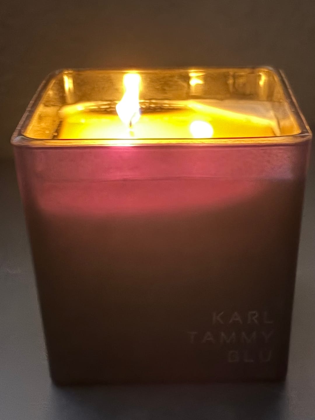 Customer photo review of FAMILY NAMES CANDLE