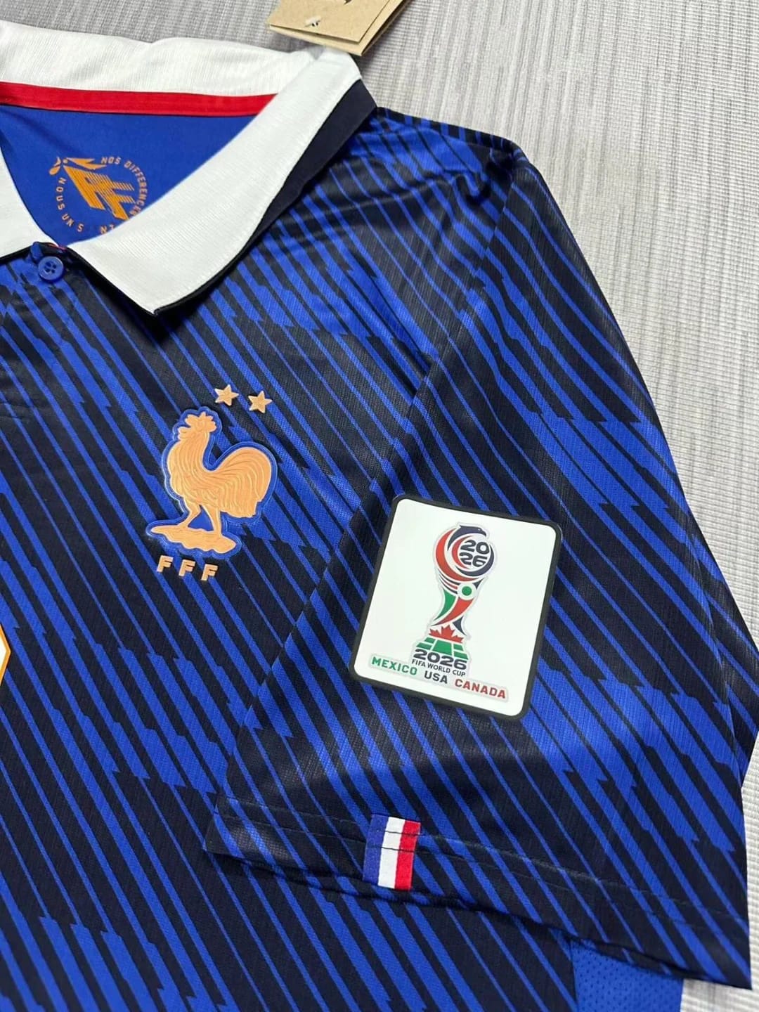 Customer photo review of Équipe de France Domicile Coupe du Monde 2026