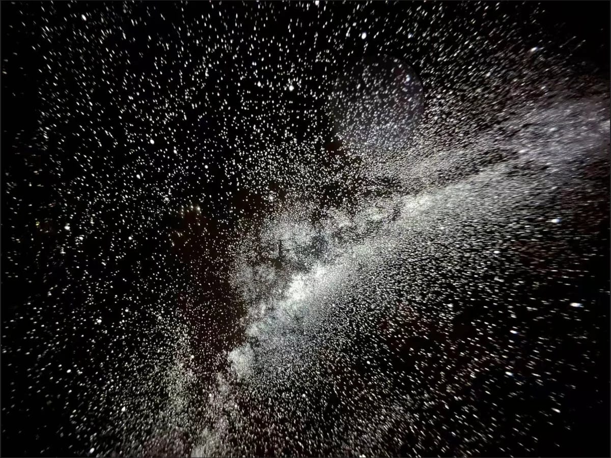 Customer photo review of Mini Proyector de Galaxia