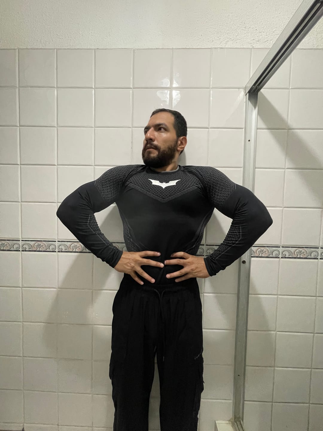 Customer photo review of 8004 - Batman Compression Longsleeves