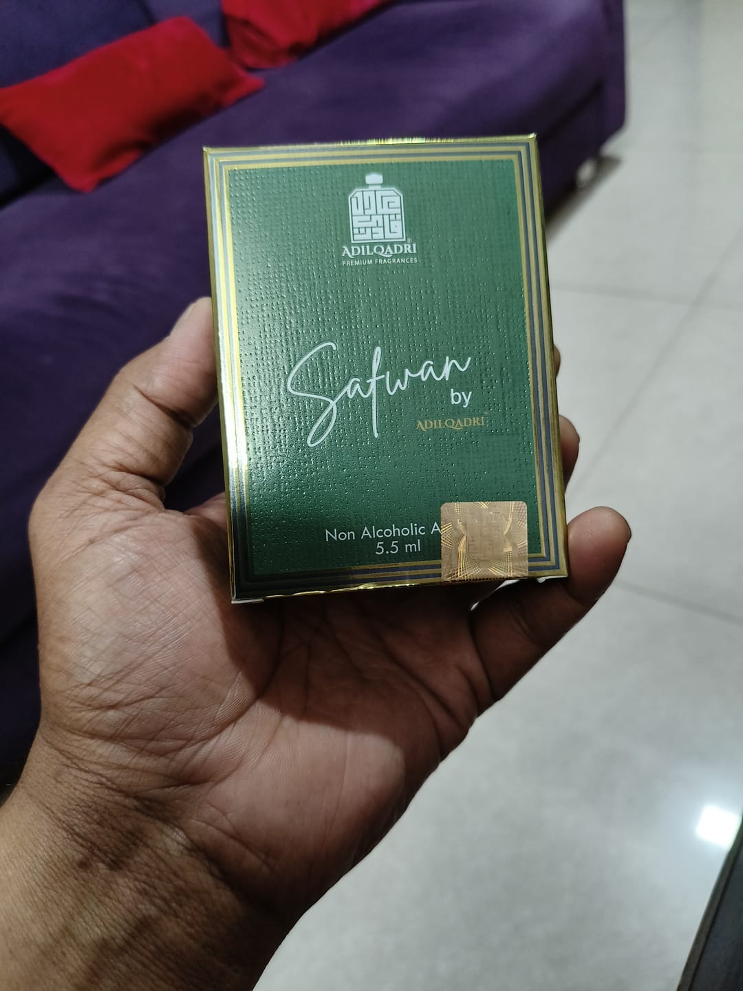 Customer photo review of Safwan Luxury Attar Perfume
