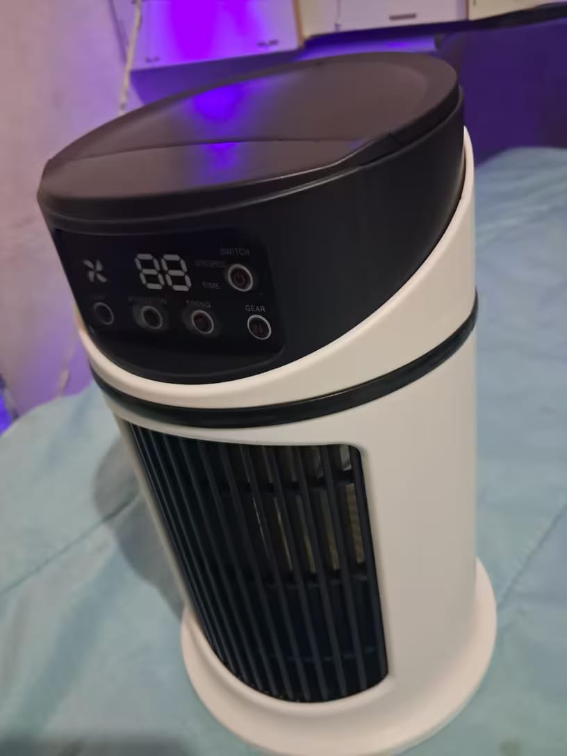 Customer photo review of 3-in-1 USB Mini-Luftkühler – Kühlung, Luftbefeuchter & Luftreiniger