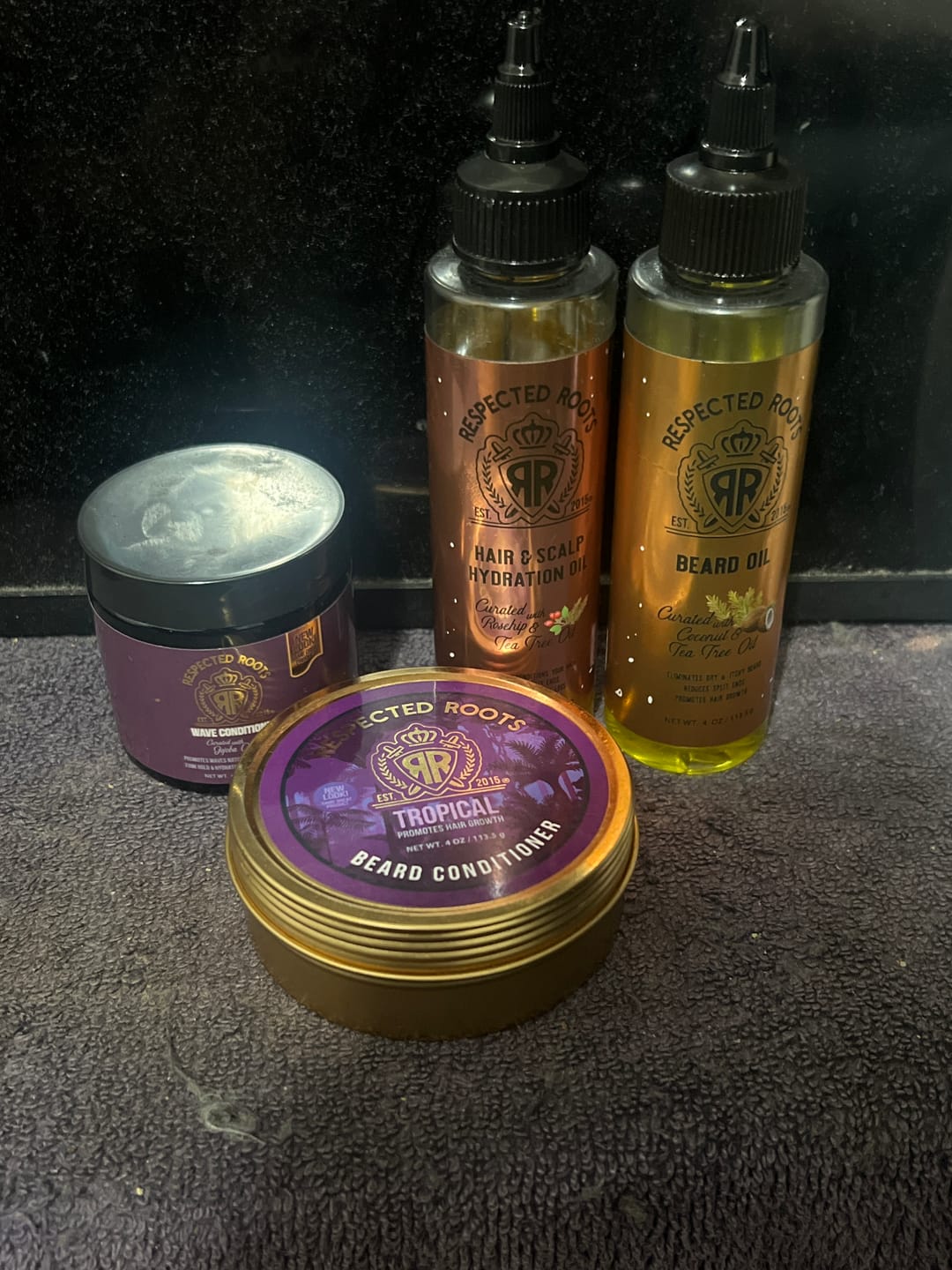 Customer photo review of Beard Conditioner - Tropical Scent