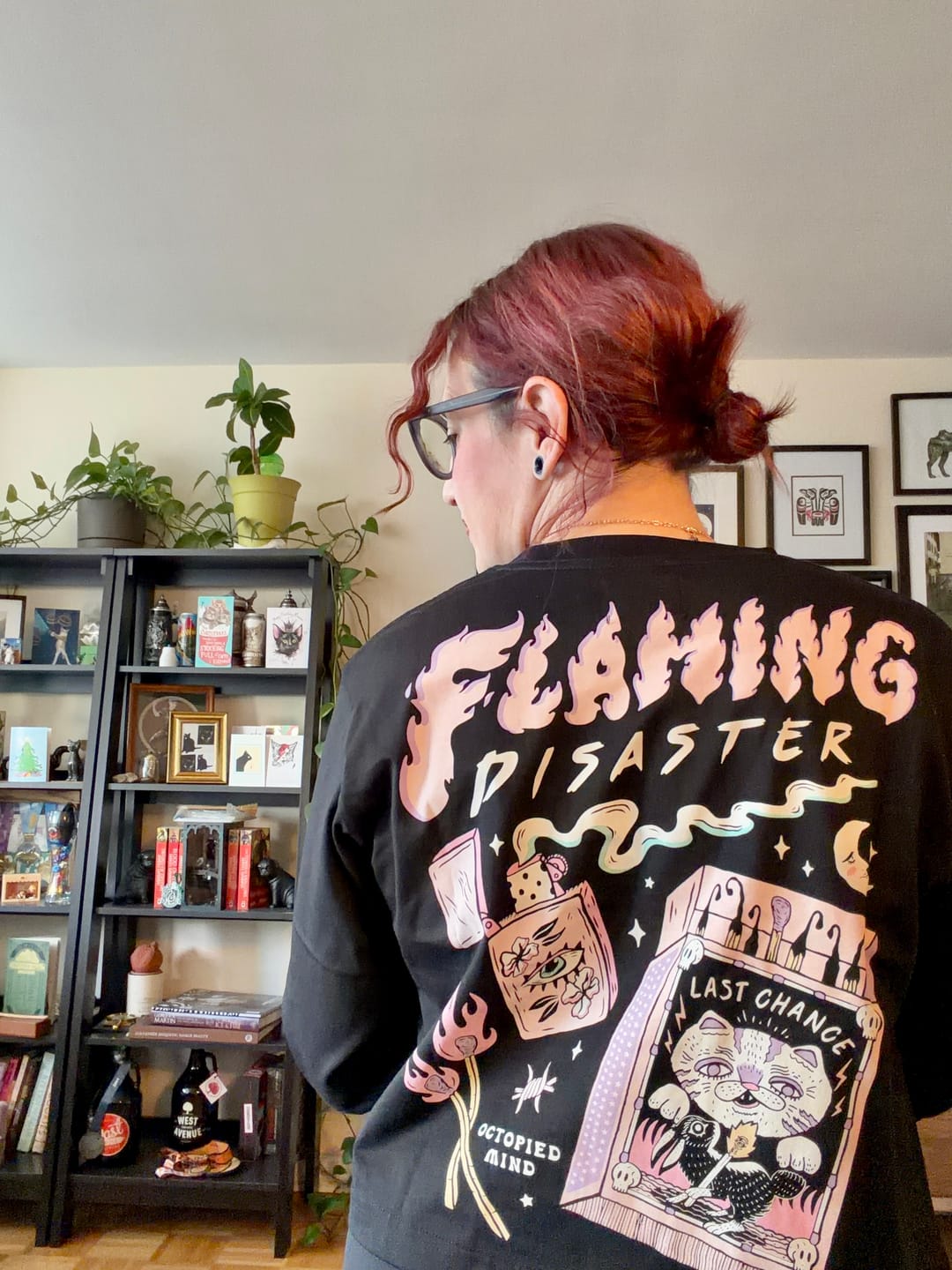 Customer photo review of Flaming Disaster Long Sleeve