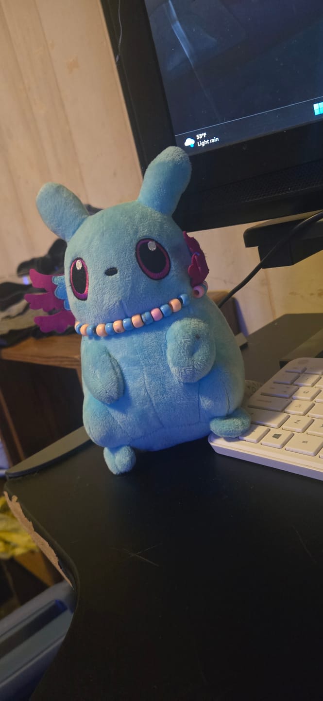 Customer photo review of Rain World - Rivulet Slugpup Plush